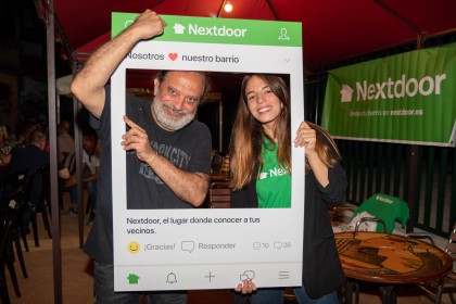 Encuentro de vecinos usuarios de la app Nextdoor