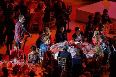 Jesús Vázquez durante la gala People in Red de la Fundación Lucha contra el Sida (Barcelona, 2018)