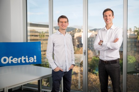 Sessió de fotografies corporatives a Jaume Betrian i Thomas Roggendorf, fundadors d'Ofertia