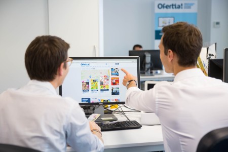 Sessió de fotografies corporatives a Jaume Betrian i Thomas Roggendorf, fundadors d'Ofertia